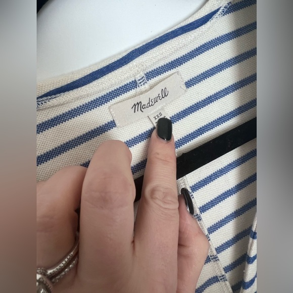 Madewell Striped Vacances Dress xxs - Picture 2 of 5